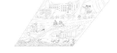 水產(chǎn)學校浮雕雕塑原創(chuàng)手繪設(shè)計稿