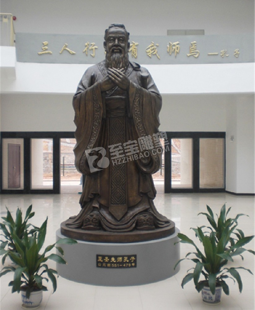 校園文化學?？鬃硬Ａт摲伦香~人物浮雕壁畫玻璃鋼仿鑄銅雕塑定制